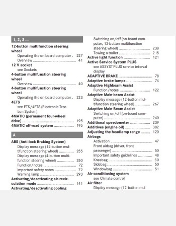 mercedes benz c class 2011 owners manual 
